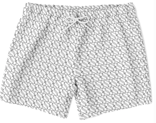 California Flag Swim Trunks | California State Outline Swimsuit
