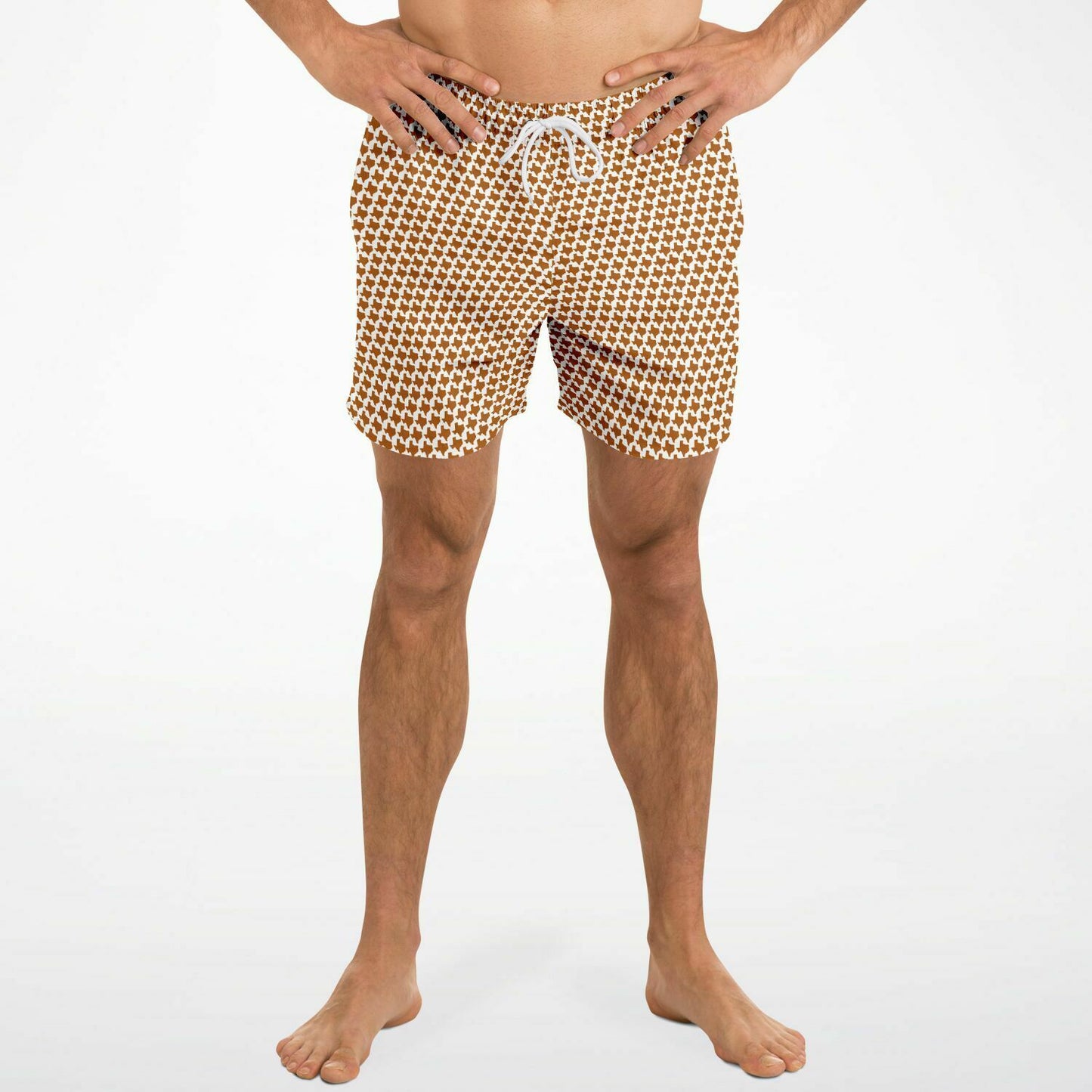 Texas Mens Swim Trunks | Longhorn Orange | 1 of 50
