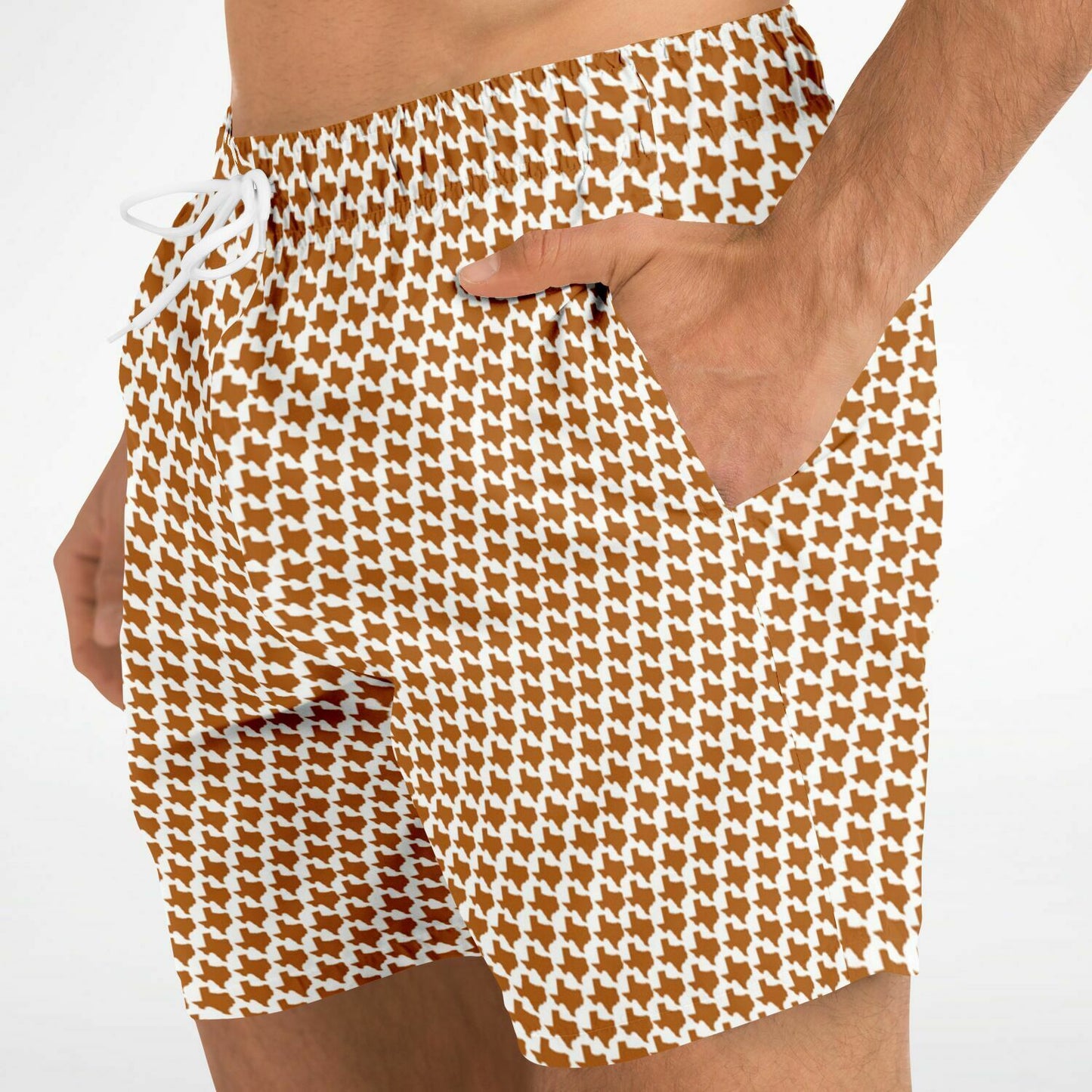Texas Mens Swim Trunks | Longhorn Orange | 1 of 50