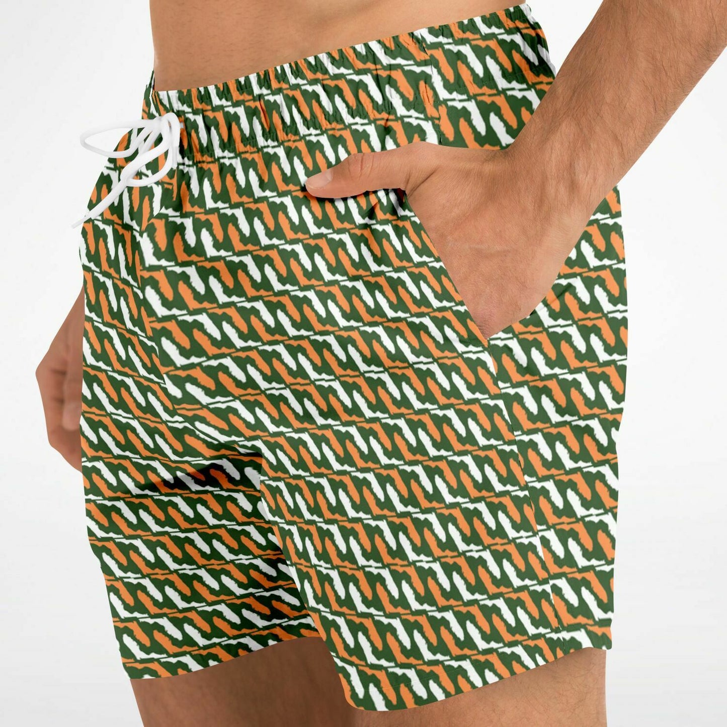 Florida Mens Swim Trunks | Canes Colorway | 1 of 50
