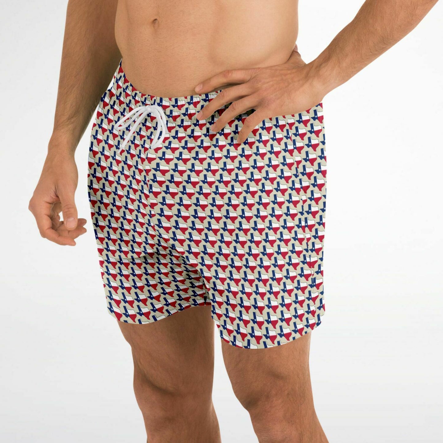 Texas Mens Swim Trunks | Bronze Flag | 1 of 50