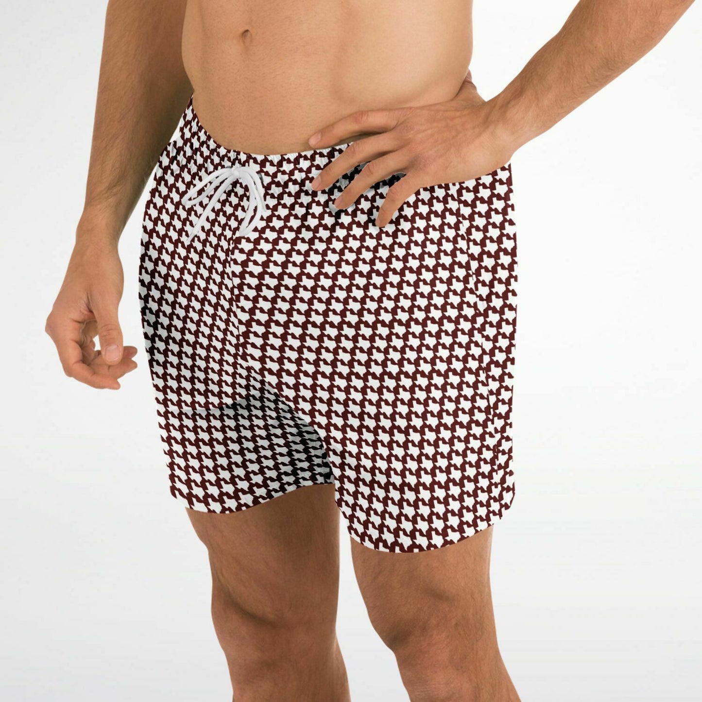 Texas Mens Swim Trunks | Gig'em Maroon | 1 of 50