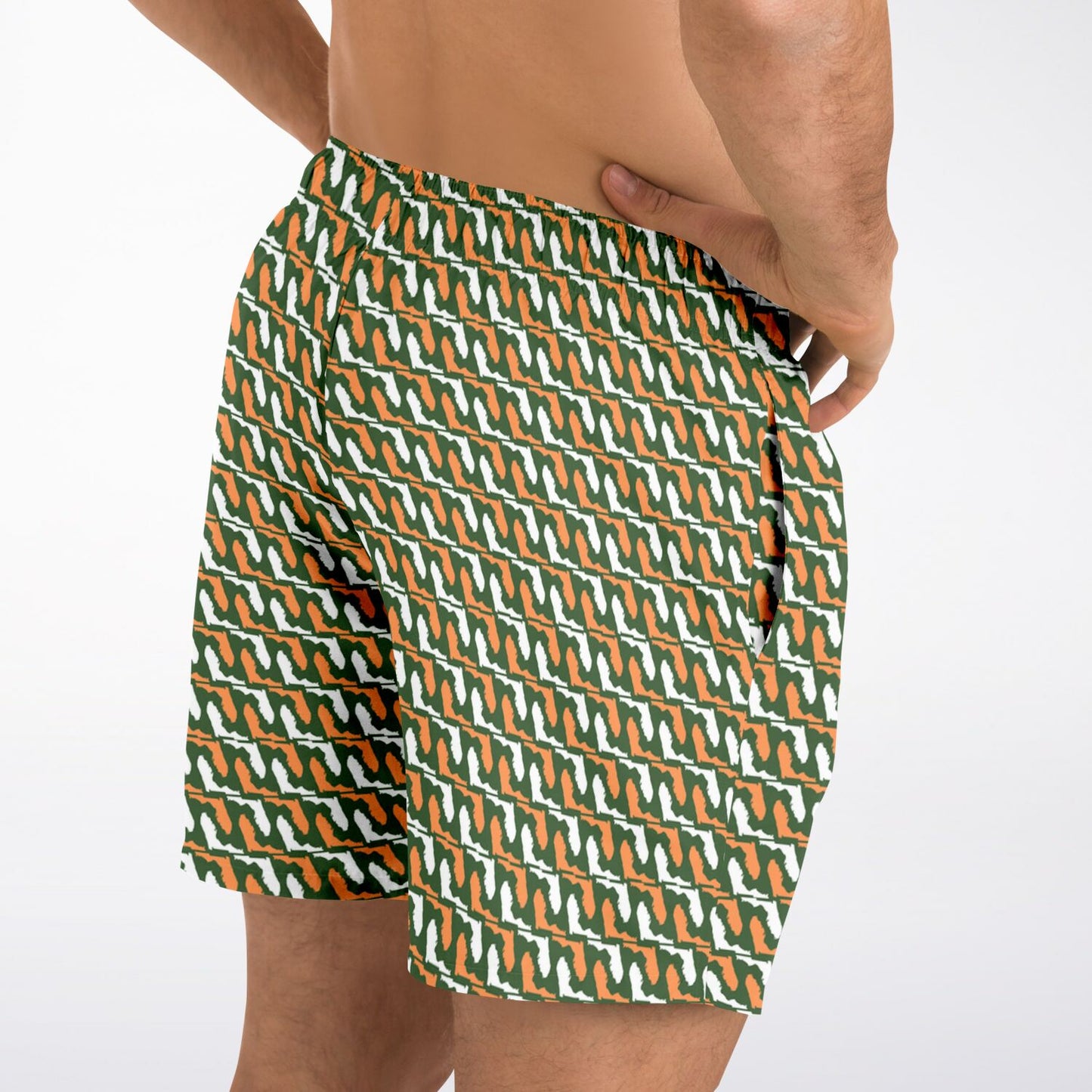 Florida Mens Swim Trunks | Canes Colorway | 1 of 50