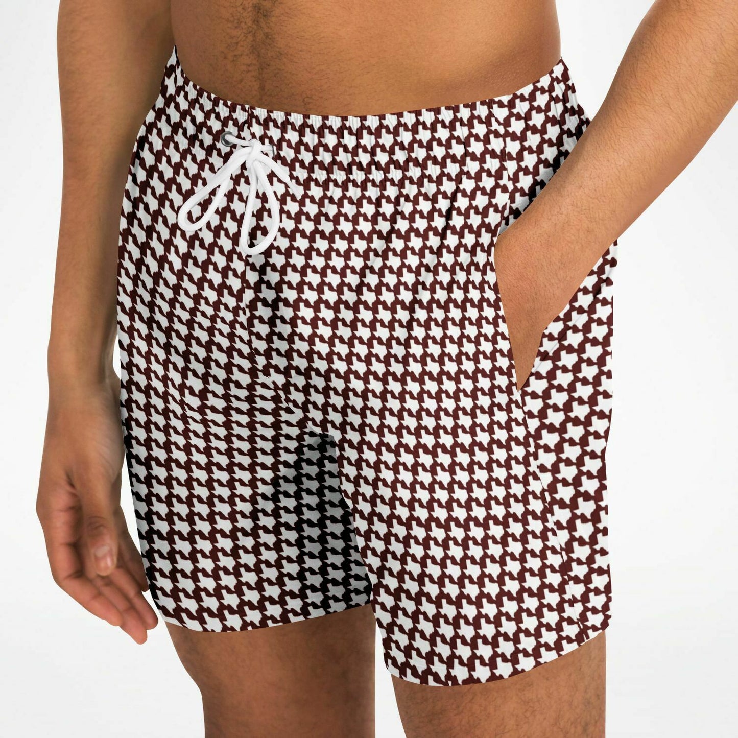 Texas Mens Swim Trunks | Gig'em Maroon | 1 of 50