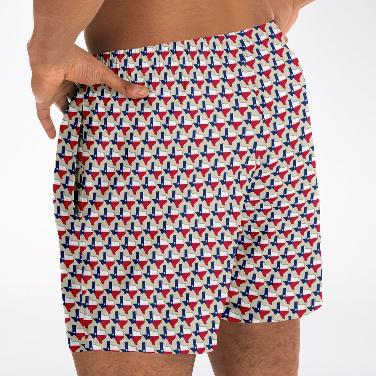 Texas Mens Swim Trunks | Bronze Flag | 1 of 50